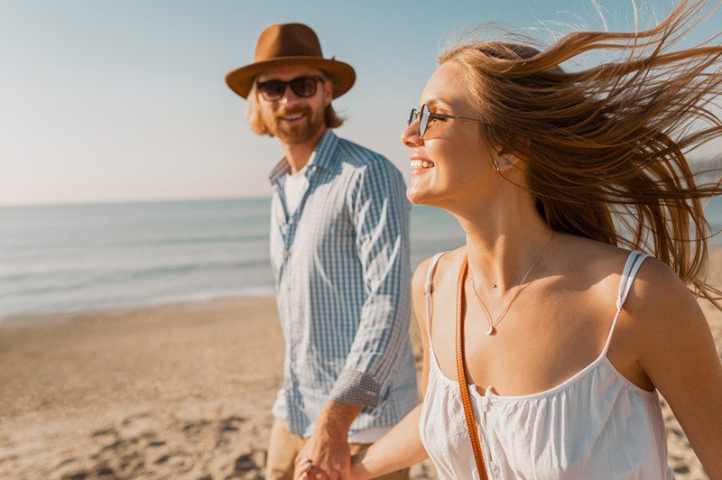 Couple traveling together as part of a sugar dating lifestyle in Malaysia